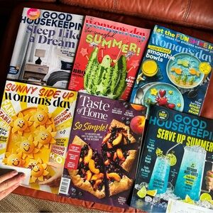 Lot of 6 Summer Magazines